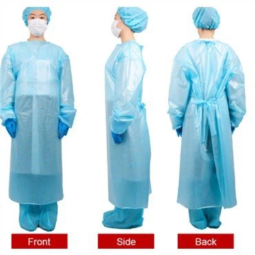 Áo choàng phẫu thuật dùng một lần chống tĩnh điện có còng đàn hồi